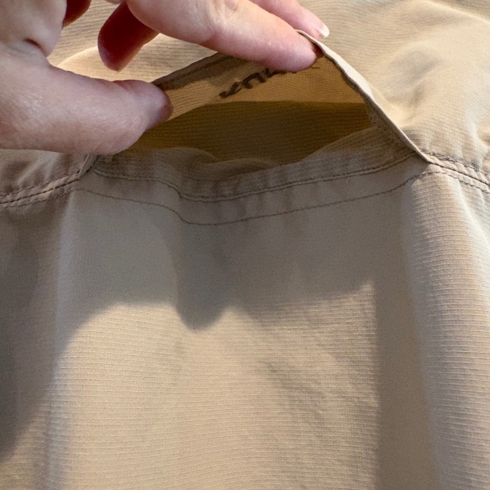 Kuhl Airspeed Men Large Tall Tan Vent Shirt Outdoor Hiking Fishing UPF - Picture 9 of 16